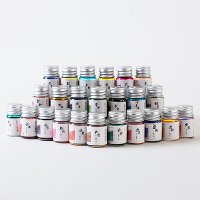 24节气彩色墨水彩墨玻璃笔钢笔