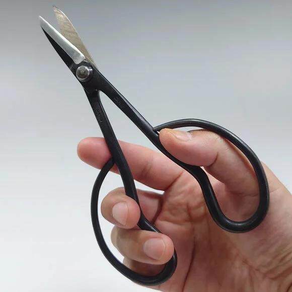 半手工17CM芽剪SK钢日本产兼进作34G 特殊手柄芽剪小枝剪刀盆剪叶