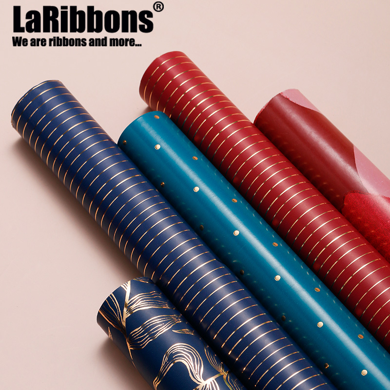 礼品包装纸防水鲜花花束特种纸包书皮纸彩色圣诞节礼盒礼物包装