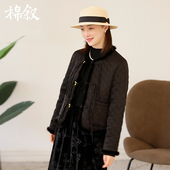 真水貂毛新中式 告别价299 国风外套老钱风棉衣女短棉袄24313