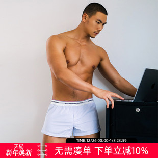 Asianbum棉质中腰透气内衬简约家居休闲短平角阿罗裤 拍3件109