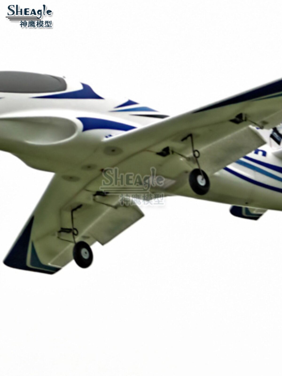 BLUE ARROW MARIN 64MM 덕트 전투기 스포츠 기계 플랩이있는 전기 고정익 원격 제어 항공기 모델 항공기