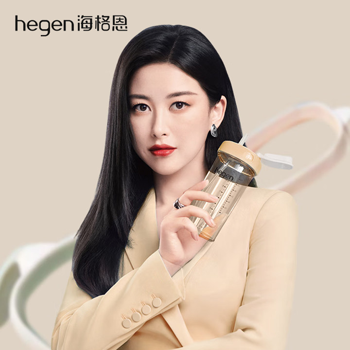 hegen海格恩宝宝萌牙吸管杯婴儿9个月以上直饮奶瓶儿童学饮杯水杯