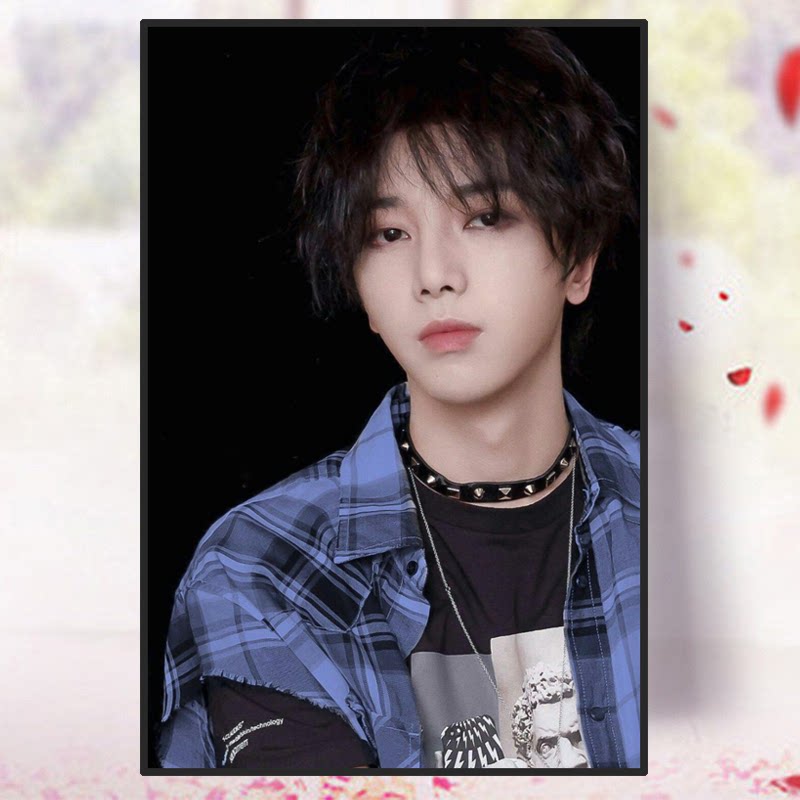 华晨宇钻石画十字绣人物diy手工贴钻石绣卧室礼物满钻圆钻简约款