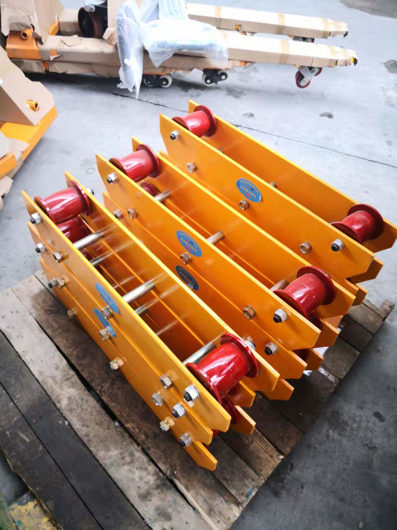 5/2/3t吨轨面行车轨道面跑车钢轨滑轮小车手动端梁天车吊机滑车