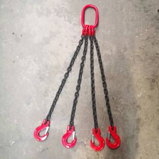 8吨4链组合吊链钩吊索具多链吊钩G80起重吊链模具设备吊链钩订制