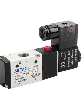 3V11006NCB亚德客3V12006B电磁阀3V110M5NCA 3V21008 3V31010NCBI