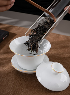 陶瓷小号品茗杯毫升纯色潮州茶碗