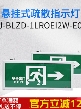 三雄极光应急灯悬挂式08款带蓄电池疏散指示灯SJBLZD1LROEI2WE02A