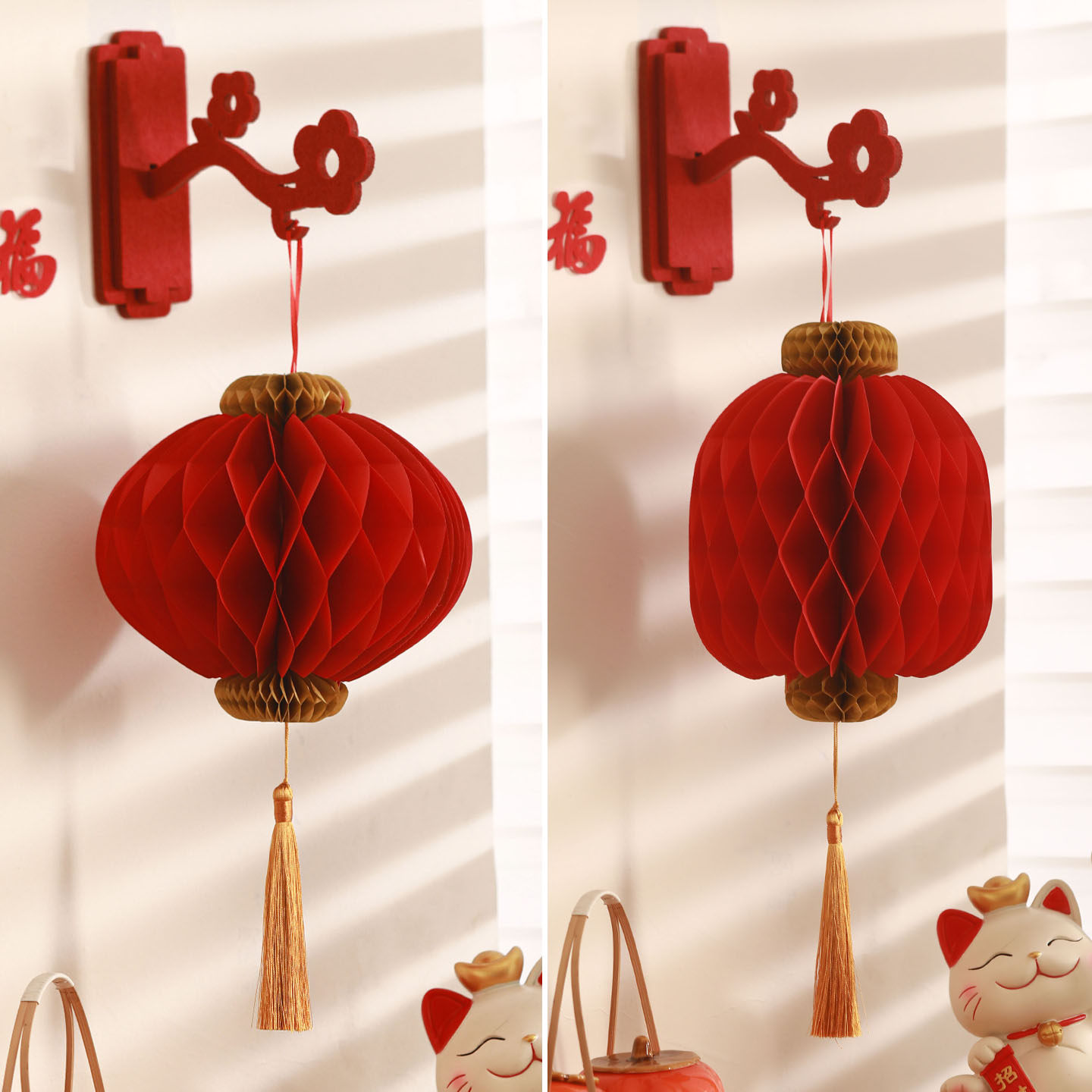 新年春字灯笼挂件2026过年春节年味蜂窝球装饰品马年氛围布置挂饰,节庆用品/礼品,挂饰/生肖挂饰,淘宝优惠券,粉丝福利购,淘宝优惠卷