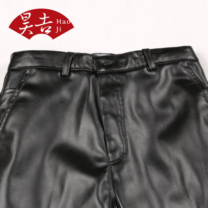 Pantalon cuir homme droit pour hiver - Ref 1480114 Image 3