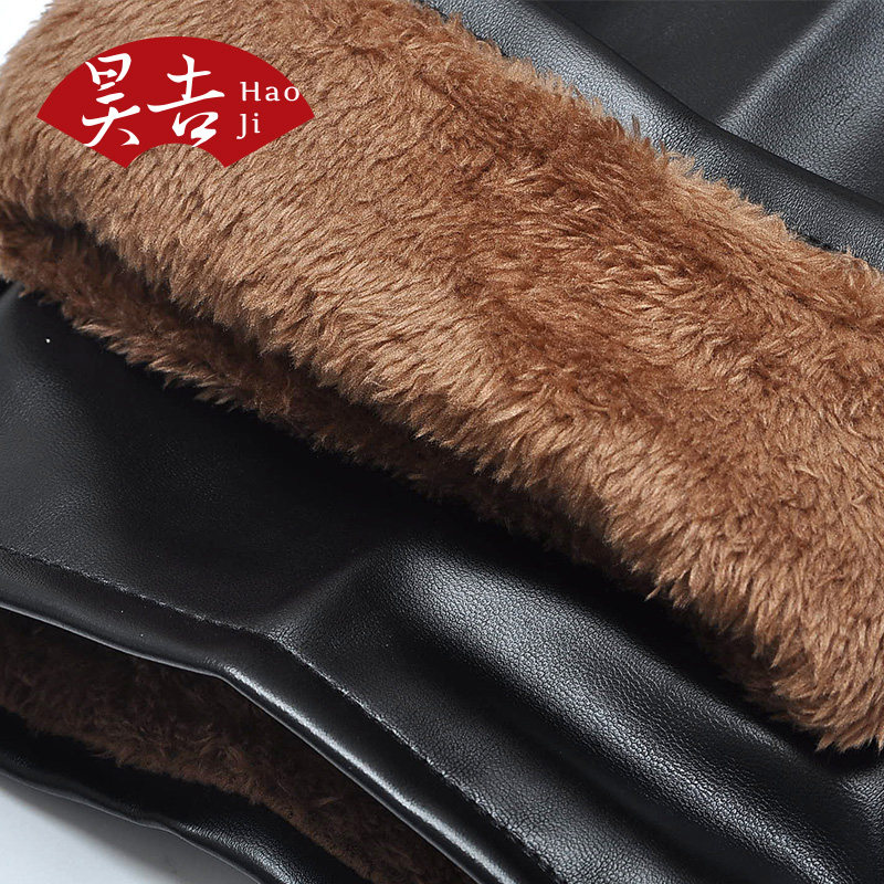 Pantalon cuir homme droit pour hiver - Ref 1494793 Image 3