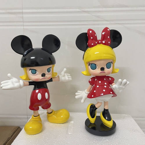 汤姆杰瑞米奇米妮潮玩摆件颜值公仔摆件情侣生日送礼家居潮玩摆件