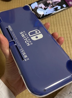 适用Nintendo任天堂Switch Lite保护壳水晶保护套掌机Lite一体全包透明硅胶TPU软机壳套简约男女款保护膜