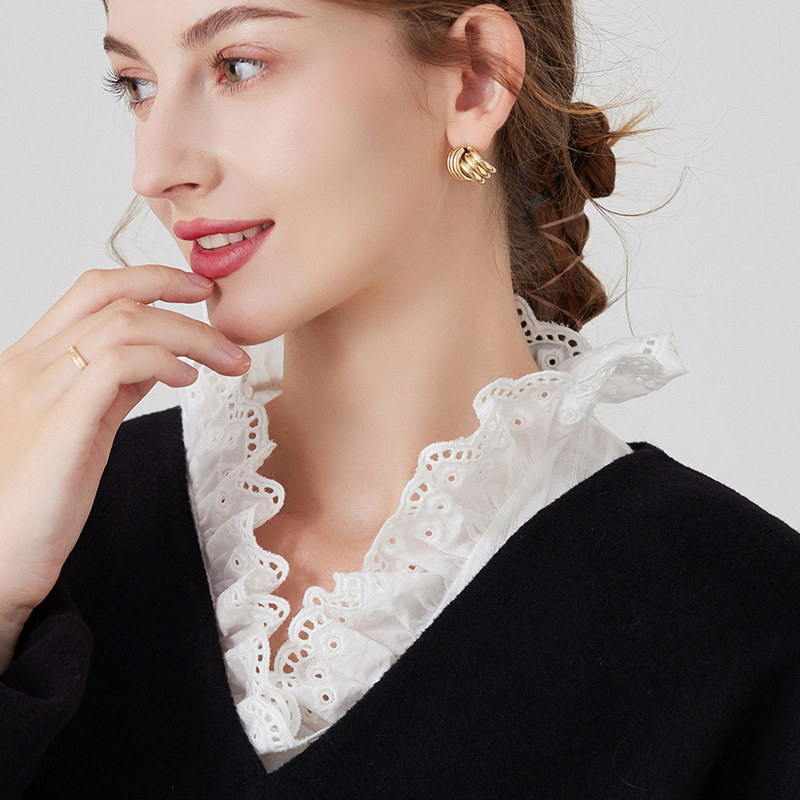 2024年春夏秒变美少女花瓣假领俏皮可爱百搭白色棉质衬衫款假领子,服饰配件/皮带/帽子/围巾,围巾/丝巾/披肩,淘宝优惠券,粉丝福利购,淘宝优惠卷