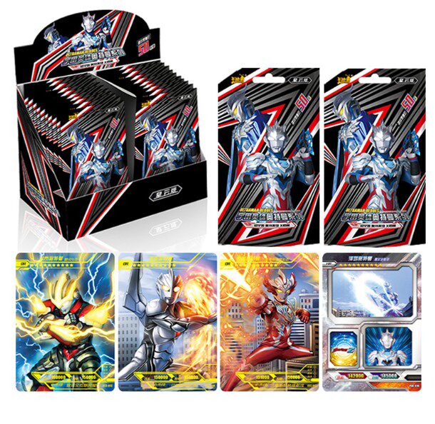 星云版第5弹奥特曼卡片or卡hr电视卡3d立体卡卡砖50元包第5代玩具