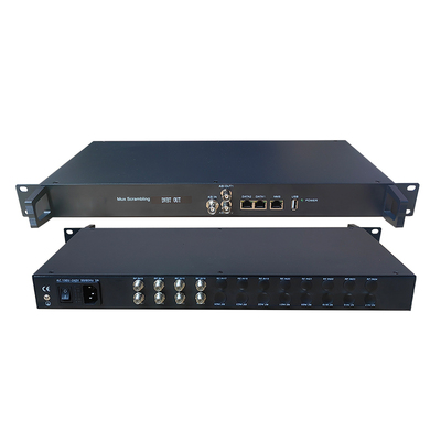 8路16路24路DVBS/S2/DVBC/DVB-T/ATSC/DTMBT数字IPTV网关码流机