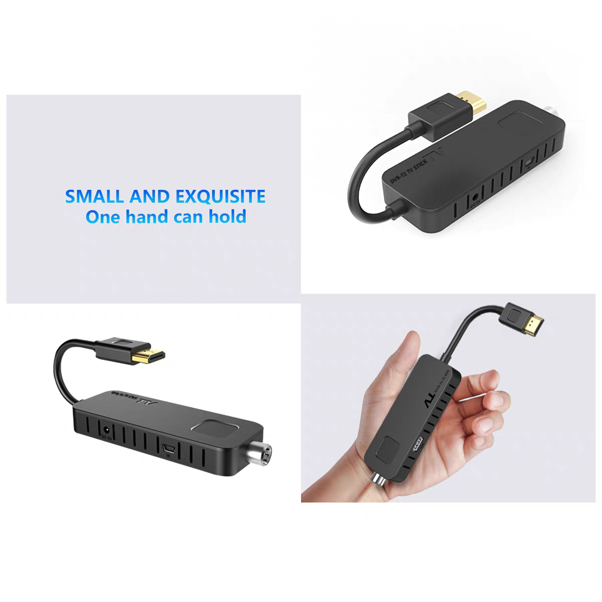 DVBT2数字电视机顶盒数字天线免费高清信号电视前端RF转HDMI