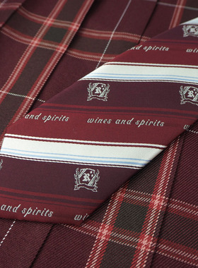 【剡原手作】杰尔斯 原创JK/DK红色手打领带衬衫配饰小物日系