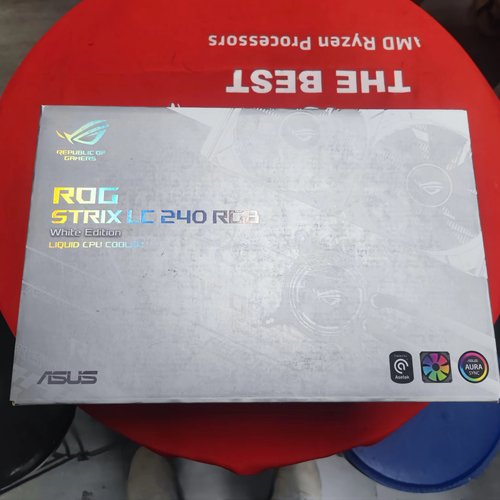 华硕rog240白色小白龙水冷散热器