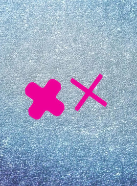 个性错误叉叉贴画油箱盖装饰贴摩托车头盔贴纸汽车后视镜贴纸防水