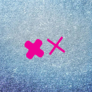 个性错误叉叉贴画油箱盖装饰贴摩托车头盔贴纸汽车后视镜贴纸防水