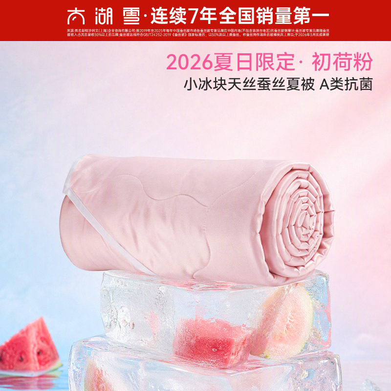 太湖雪蚕丝被可水洗家用空调被图片