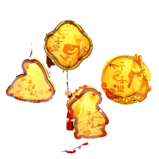 2025新款儿童灯笼发光手工半成品diy材料包制作手提花灯古风玩具