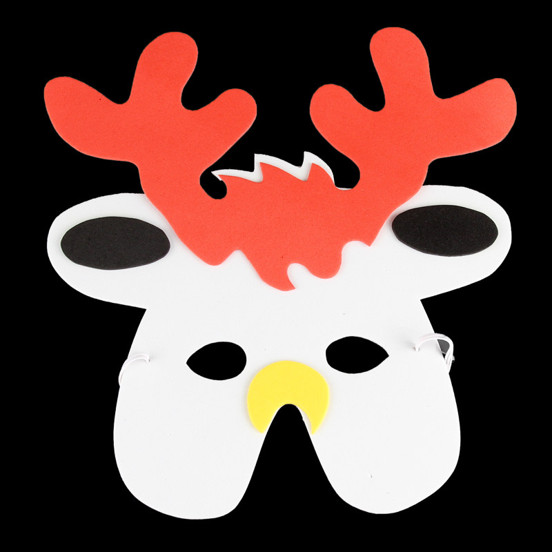 仕彩 万圣节装饰舞会演出表演装扮卡通EVA卡通动物十二生肖面具