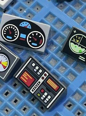 MOC 兼容积木85984 印刷件 控制台 1x2斜面 仪表盘  NO.D908