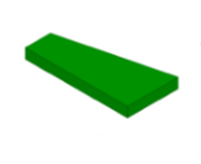 兼容乐高积木零件2x4楔形光面右