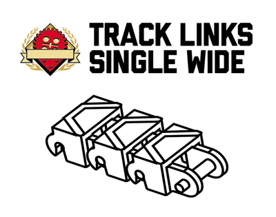 积木配件兼容国产Brickmania 单格宽坦克履带 10片 NO.JHH645