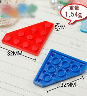 【万格】拼装塑料教育玩具 五边10孔 30503 10片 NO.41