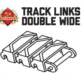 国产积木配件兼容Brickmania 2格宽坦克履带 10片 NO. Y5306