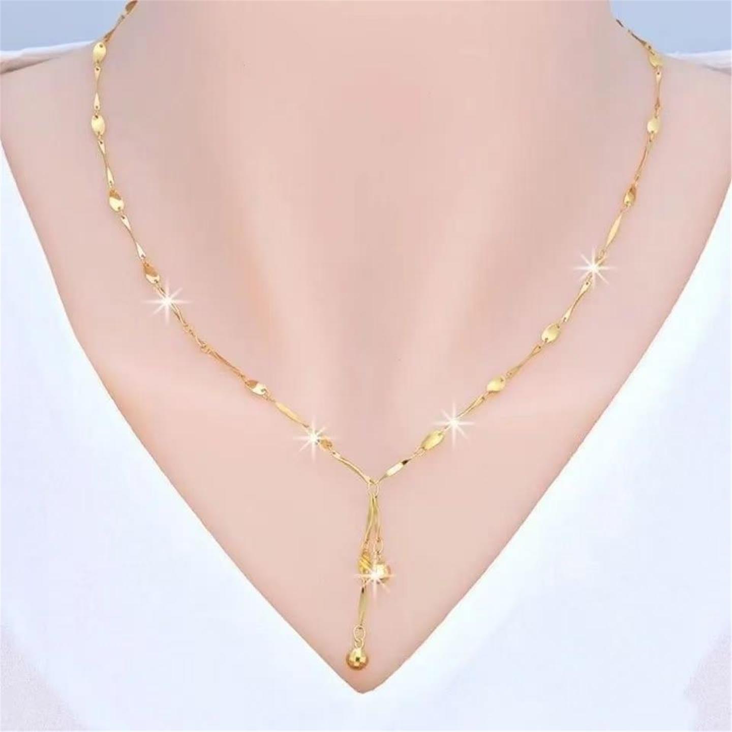 七夕连理枝项链女款高级感锁骨链