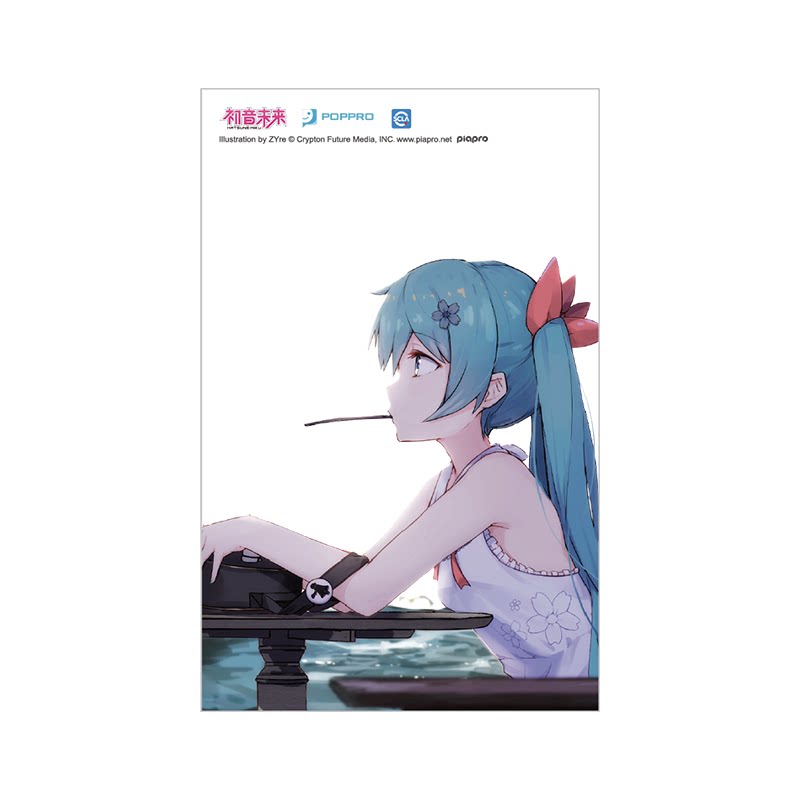 动漫初音未来四季有你限定透卡套装收藏卡可爱五张精装带卡套