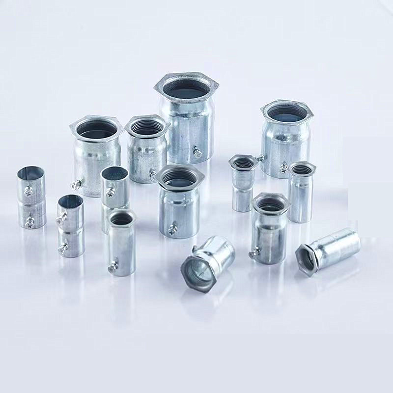 镀锌管盒接配件锁扣锁母杯梳