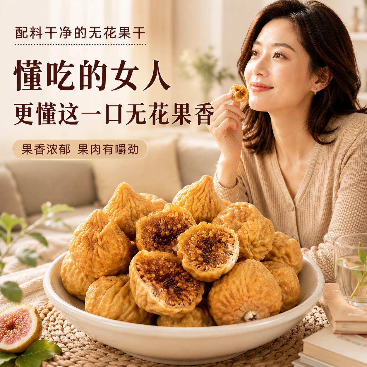 西域美农原色小无花果干特产煲汤孕妇零食泡水即食