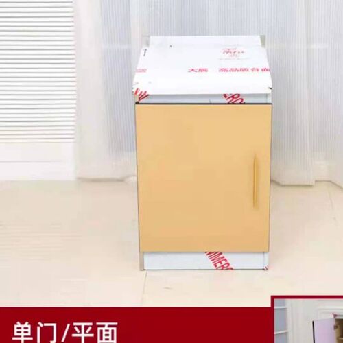 定做欧式吸塑简易橱柜厨房不锈钢