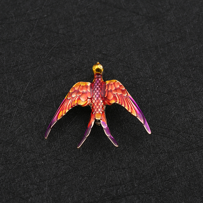 欧美日韩风镶钻滴釉配饰胸花