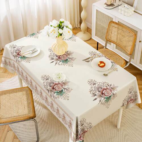 轻奢ins风PVC防水防油餐桌布