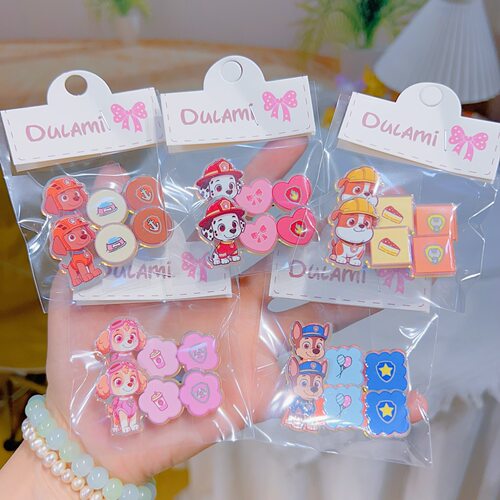20个幻彩汪汪队亚克力发夹