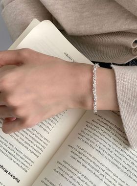 韩国重工S925纯银手链