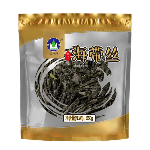 山林烘干海带丝250g干货干海产无沙原料福建凉拌火锅家用餐饮食堂