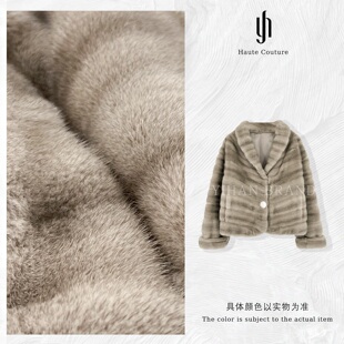 YIHANBRAND 奢品水貂皮草外套2829