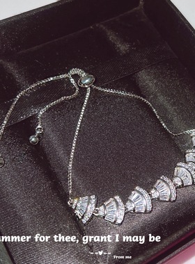 抖音直播高级感小裙子手链ins