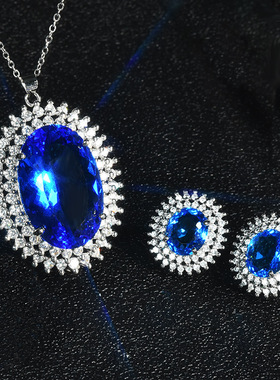 奢华双层满钻戴妃款彩宝Young