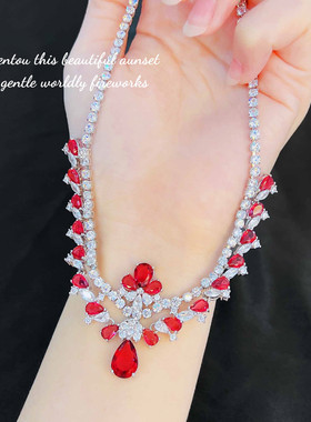 豪华项链重工奢华长款套链