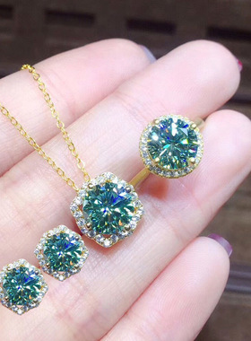 3克拉八心八箭网红热卖莫桑钻