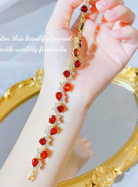 小红书钻手链日不落芬达珠宝女